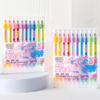 10pcs Double-ended Magic Color Changing Highlighter Pen Set Student Diary Scrapbook Painting DIY Making, Office Cute Stationery
