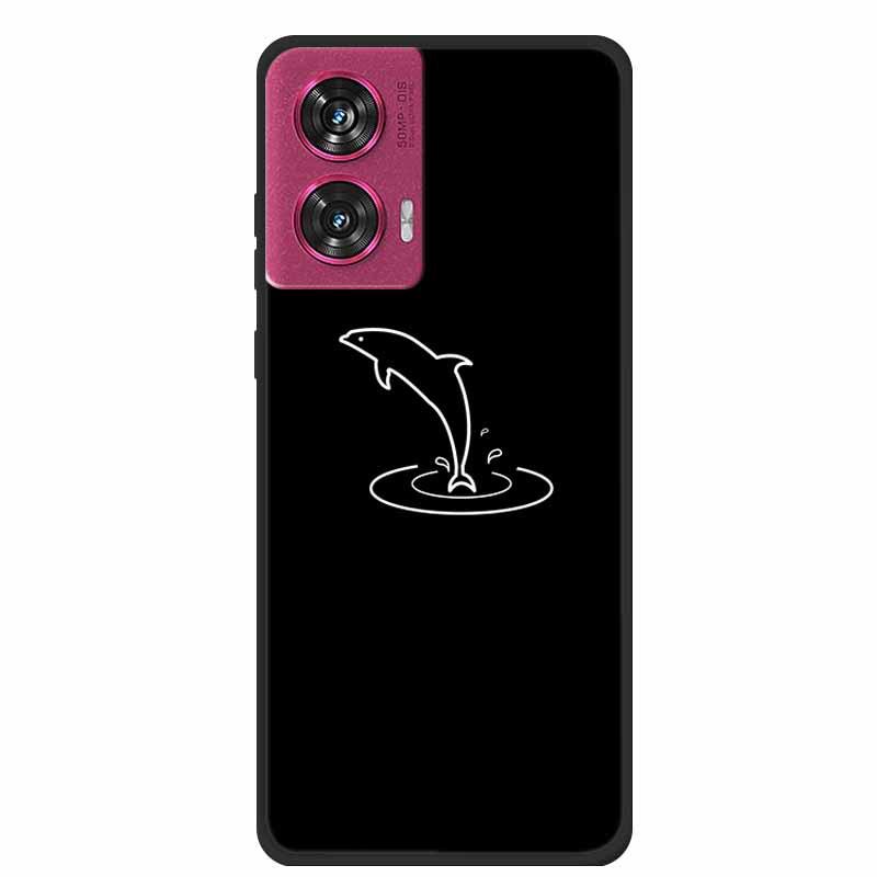 MOTO EDGE 50 Fusion Simple Hollow Lines TPU Soft Phone Case