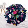 1pc Floral Pattern Automatic Open/close Umbrella, 8-Rib sturdy structure, Portable Travel Umbrella, Parties, Everyday Use, Outdoor Accessory