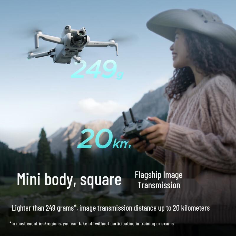 DJI Mini 4 Pro Long-Endurance Fly More Combo with DJI RC 2