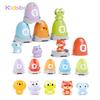 Montessori Guessing Animals Toy Matching Sorting Stacking Fine Motor Games Finger Pet Christmas Birthday Easter Gift for Toddler