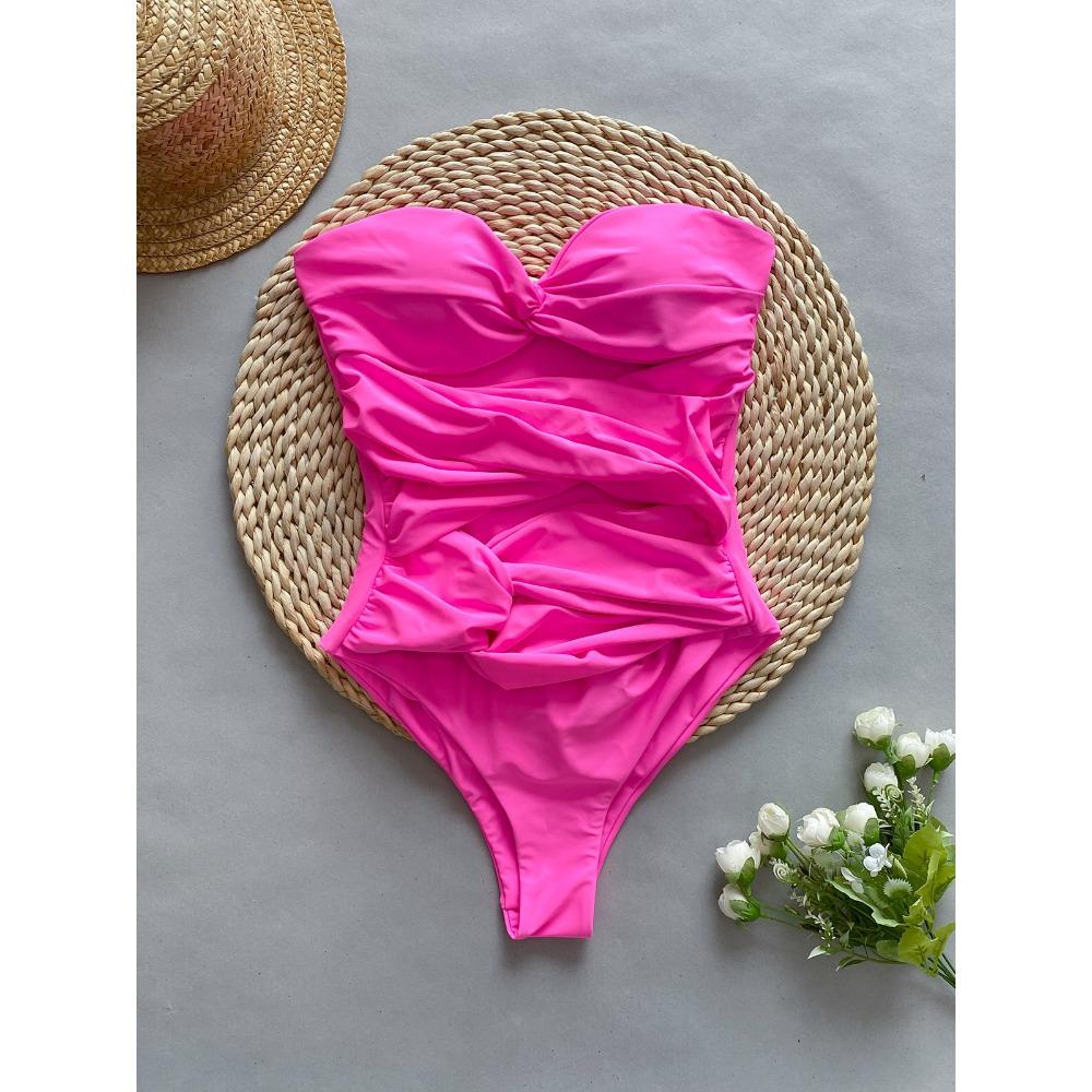 Bandage 2024 Sexy Women One Piece Swimsuit Female Swimwear Hollow Out Brazilian Monokini Swimming Suit Bathing Suit Beachwear