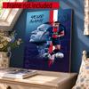 Mbappe Personalized Name Diamond Paintings Mosaic Wall Round Diamond Art Painting Kits Embroidery Crystal Accessories Frameless