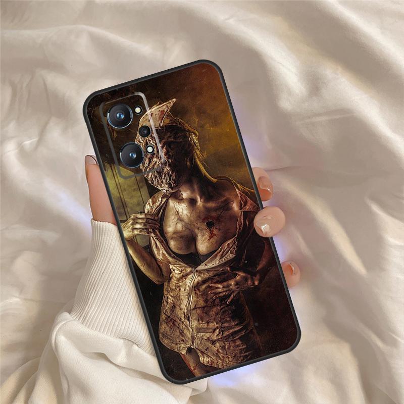Silent Hill Nurse Case For Realme C55 C71 C75 C61 C53 C33 C63 C51 C65 C67 11 12 13 14 15 Pro Plus GT6 GT7 Pro