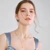 Star Of David Biblical Blessing Hebrew Pendant Necklaces Women Stainless Steel Gold Jewish Protection Jewelry
