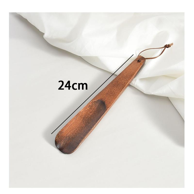 1Pcs Advanced Solid wood Shoe horns 15.5-31cm Short handle Shoehorn pregnant woman elderly Shoes spoon Home hotel Shoe spatula