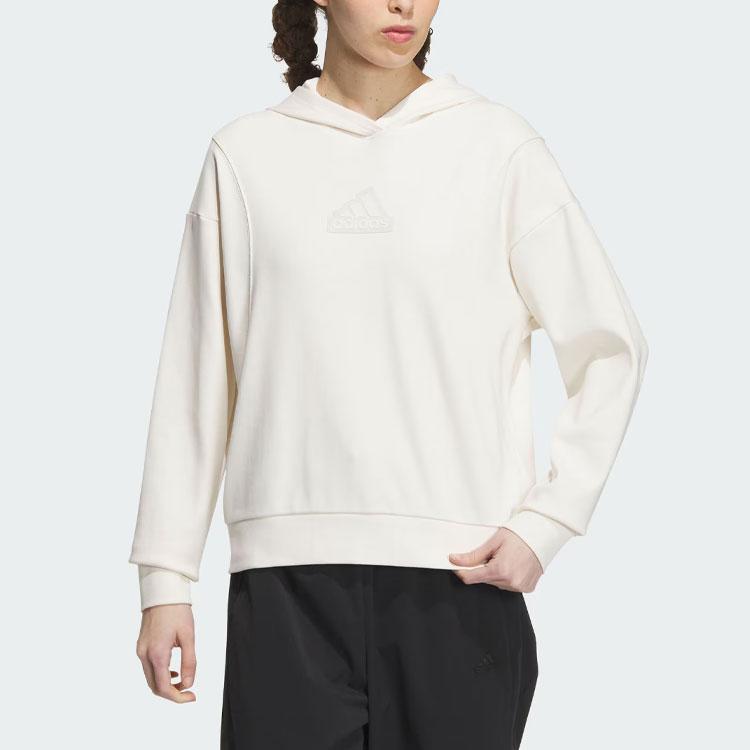 New Adidas CITY ESCAPE Sweatshirts Women's Pink White IP7078