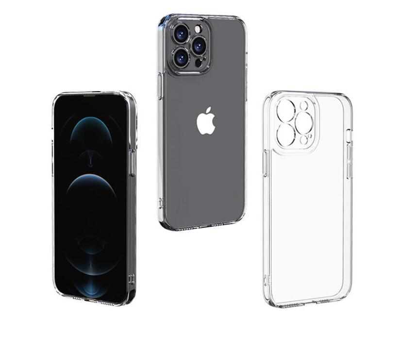 New Clear Case For iPhone 12 11 13 14 15 Pro max 15 Plus Soft TPU Case Protection Cover For iPhone 12 13 mini Cases Coque