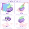 Square Postage Stamp Puncher Portable Stamp Hole Punch Tool Precise Crafting Paper Punch for Scrapbooking Message Card Bookmark