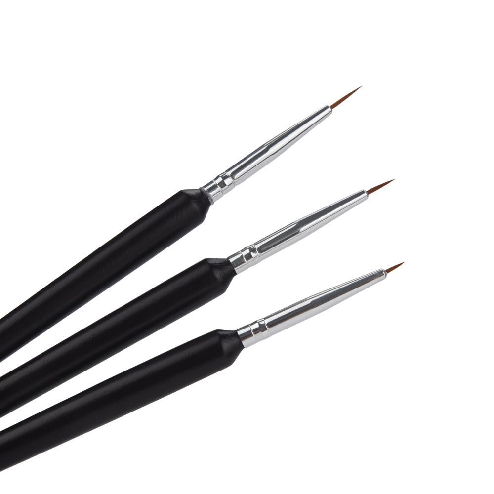 

3шт точечная живопись рисунок УФ-гель лайнер кисть для полировки инструмент ручка