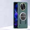 For Huawei Nova 15 Max Case Thin Frameless Case Clear Matte Rimless Adsorb Ring Holder Radiating Cover for Huawei Nova 15 Max Phone Casing