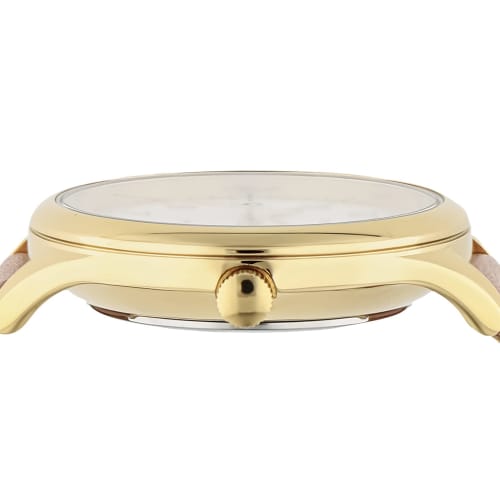 TIMEX Easy Reader Watch, 33mm, Women's, Pink, with a White Dial, Brass and Mineral Glass, Quartz Movement, America Watch TW2V25200