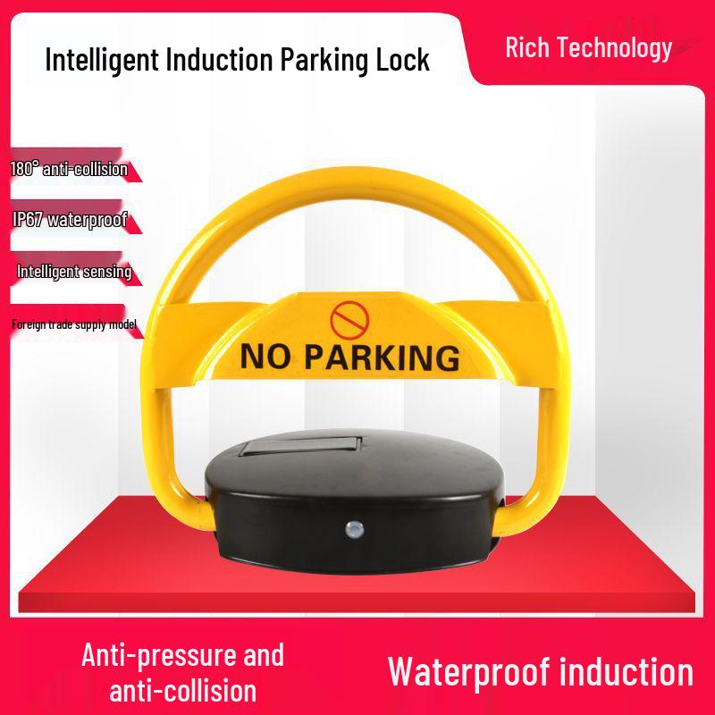 Smart Waterproof Remote Control Parking Lock with Anti-Collision Sensor and Thickened Lithium Battery