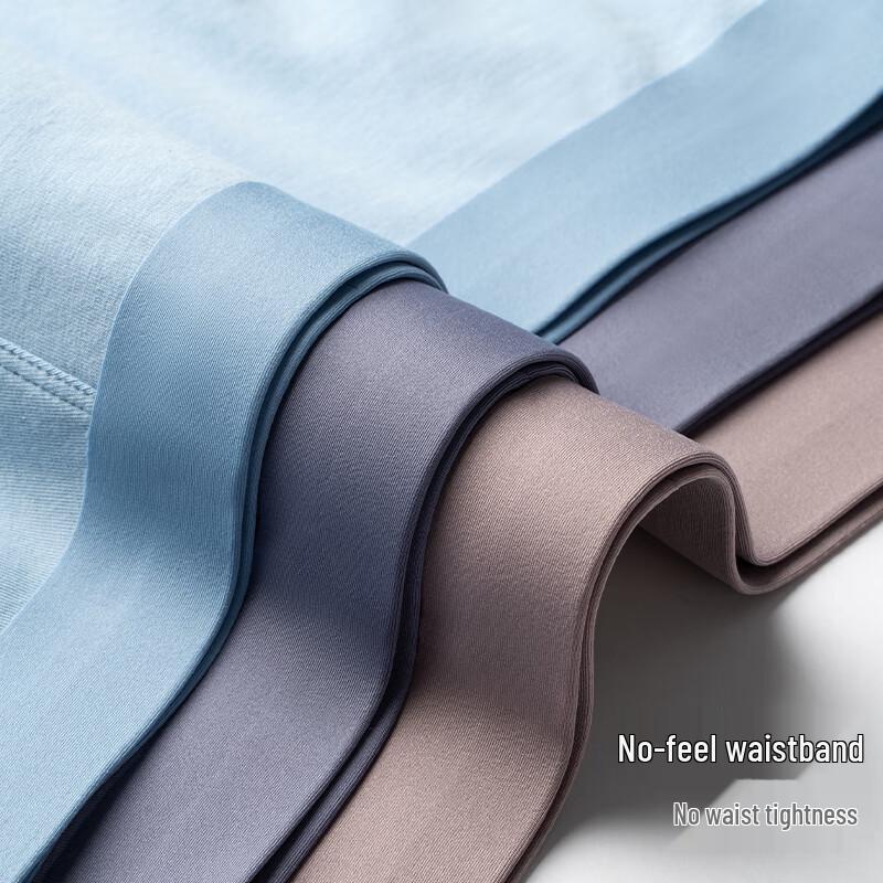 FitonTon Herren 10A Antibakterielle Baumwoll-Boxershorts 4er-Pack