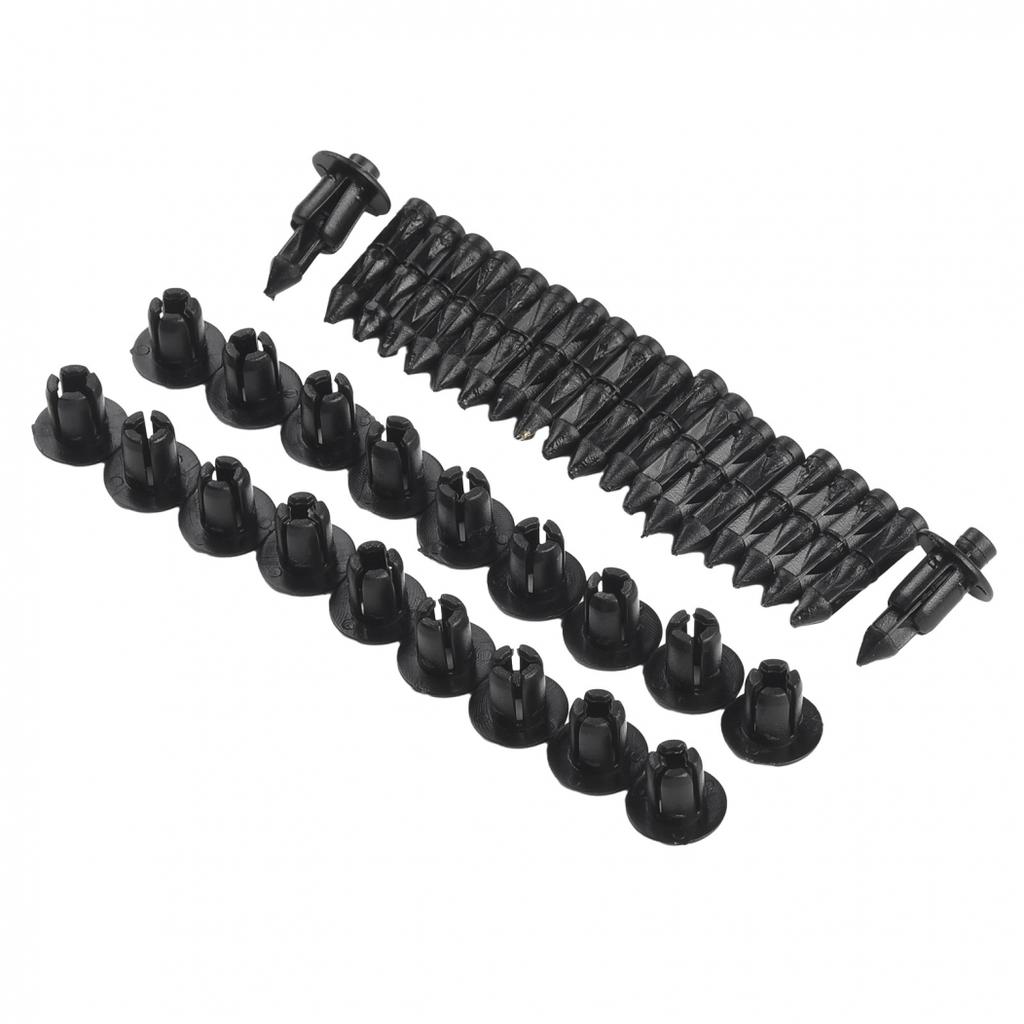 Pack of 20 Plastic Rivet Clips for Bike Fairing Trim For & For Suzuki