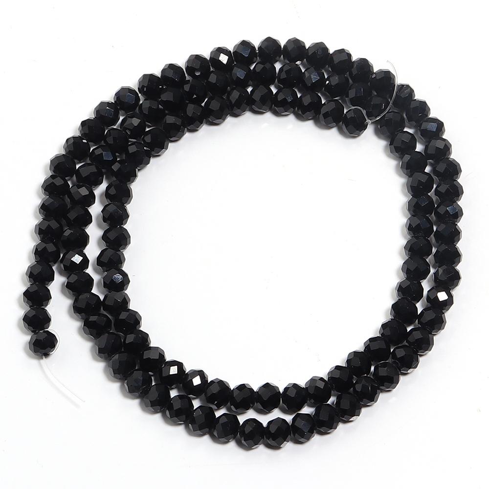 3 4 6 8 10mm Crystal Rondelle Beads Abacus Faceted Glass Loose Spacer Beads For Jewelry Making DIY Bracelet Necklace Accessories