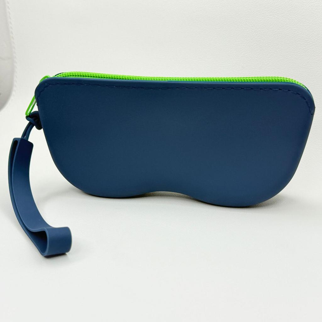 Soft Silicone Zipper Glasses Bag Sunglasses Pouch Eyewear Case Soft Waterproof Glasses Storage Bag Eyeglass Protective Case