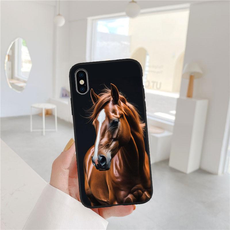 FM22 Fine Horse Phone Case for Samsung Galaxy A11 A12 A13 A15 A52S A53 A55 A56 A70 A71 A72 A73 F06 F16 F56 S10 Plus S10e