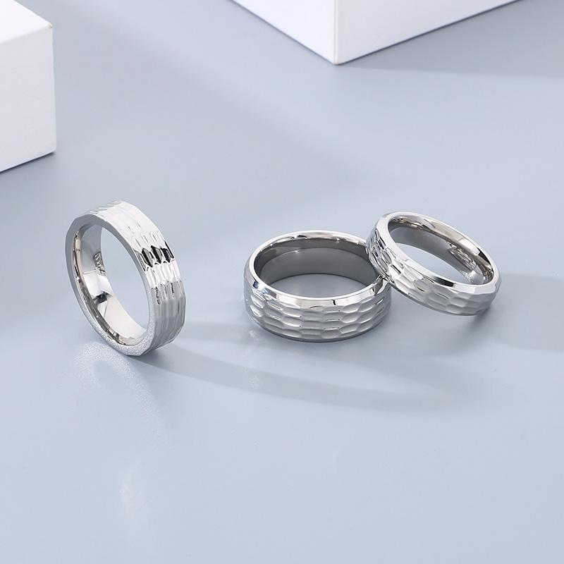 Trendy Stainless Steel Couple's Ring Simple Colorful/Gold Color Finger Ring Love Round Charm Anillos Wedding Party Jewelry