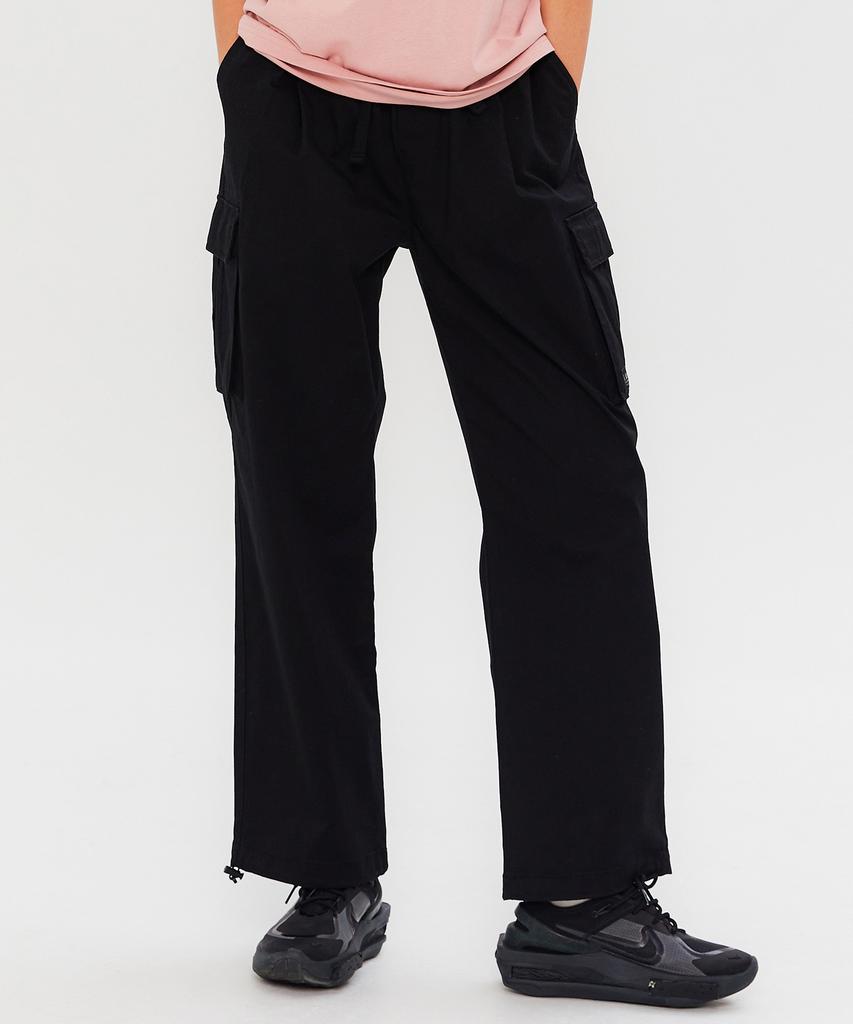 KULTE Weite Cargohose Schwarz