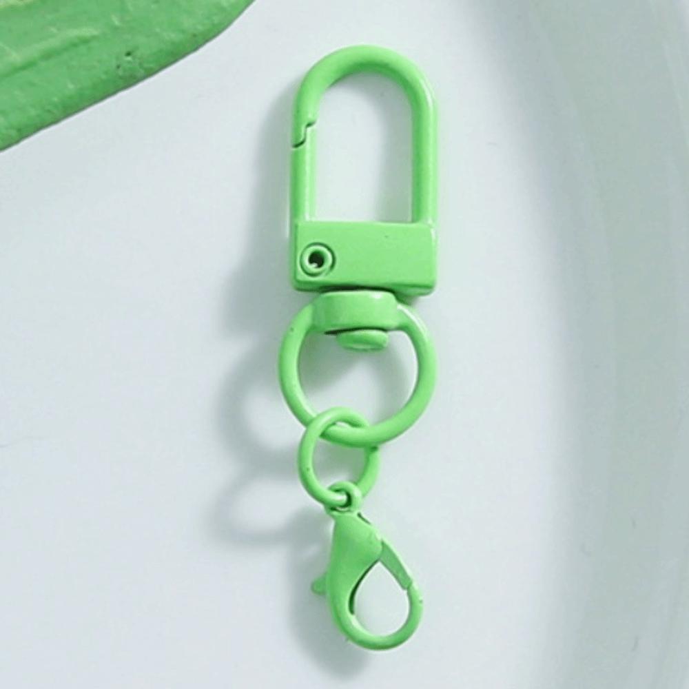 30Pcs Clasp Colorful Swivel Snap Hooks Mini Metal Key Chain Hooks Multi-purpose Trigger Buckle Clasps Purse Charms