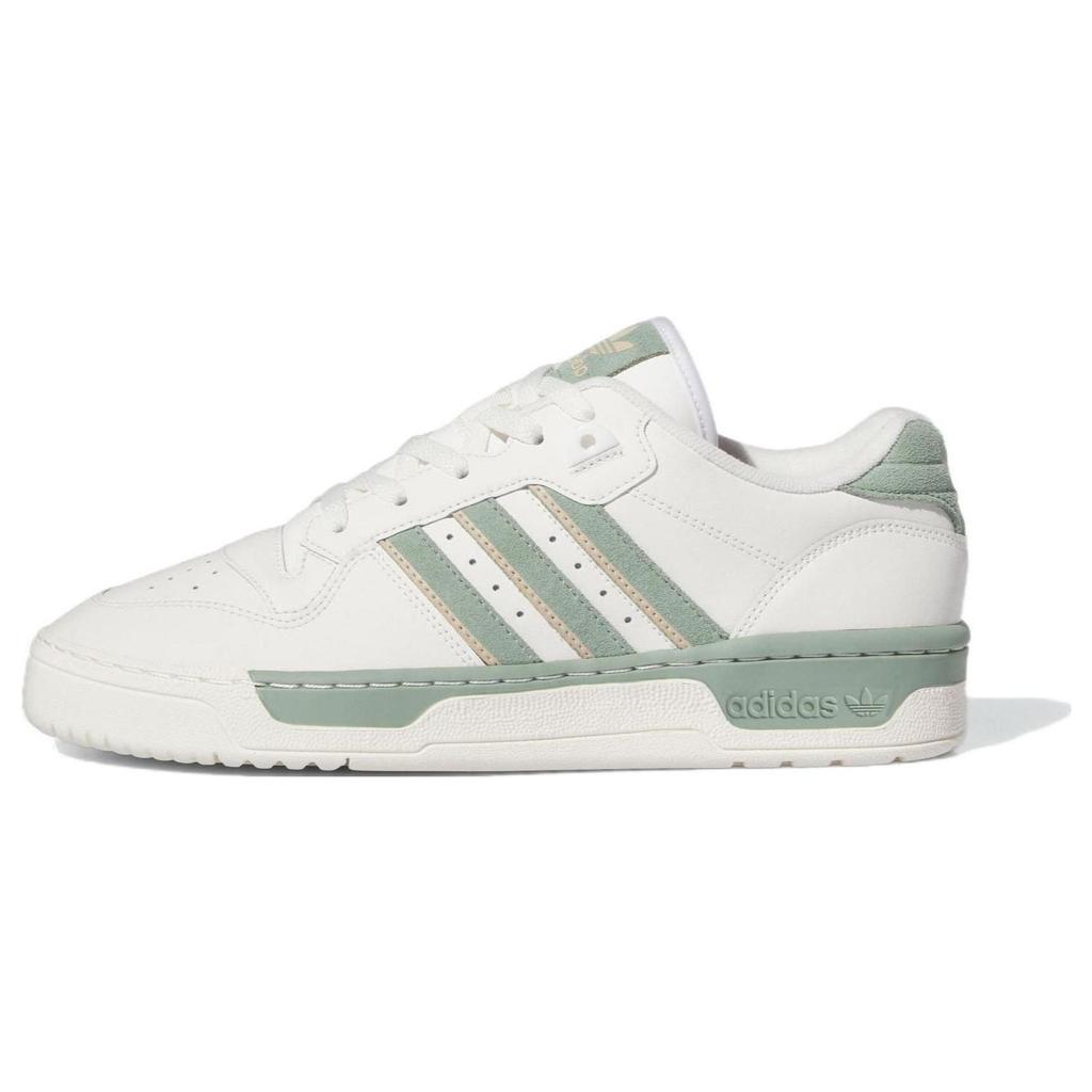 Adidas Rivalry Low White Silver Green Unisex Sneakers Core-White Off-White IG6309