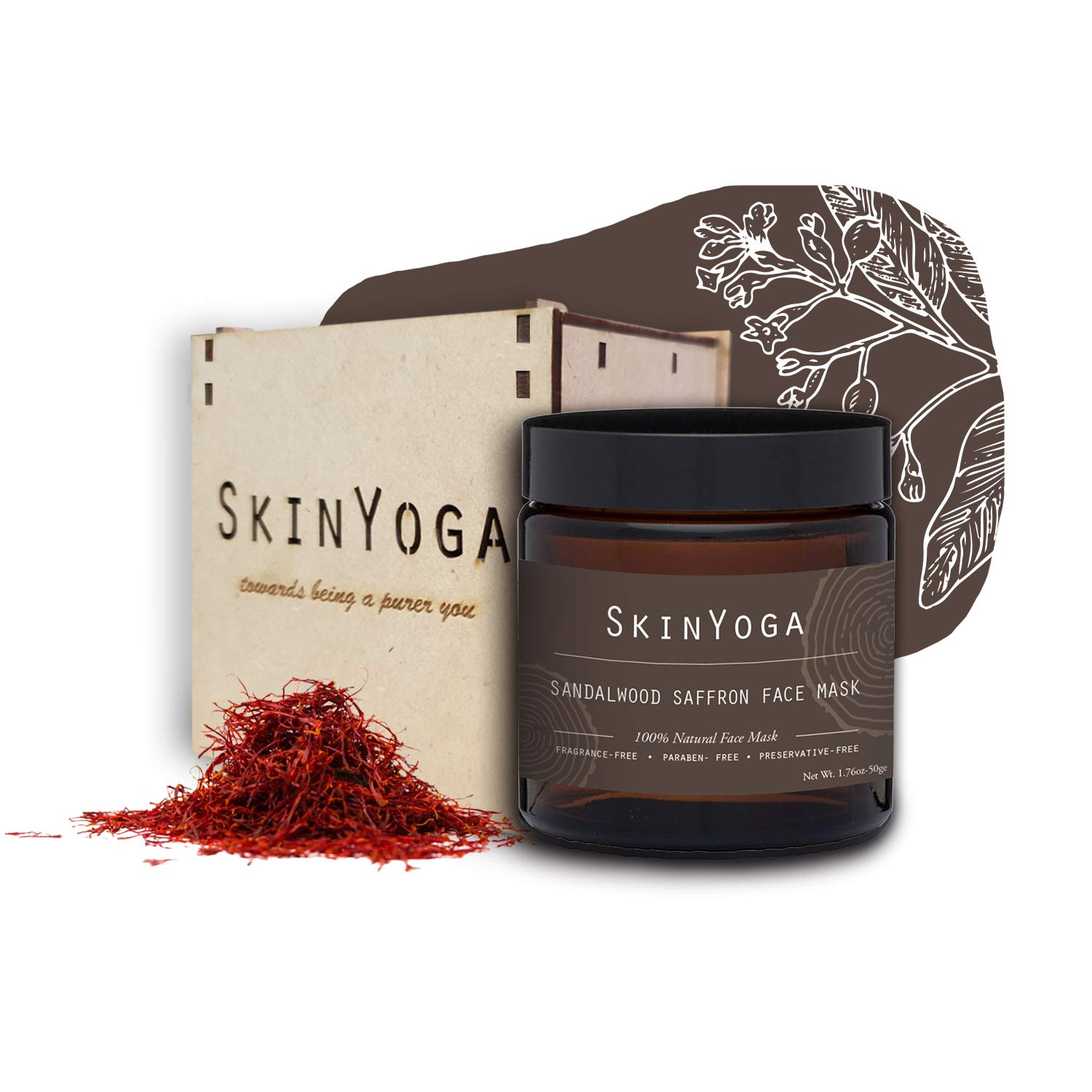 

Маска для лица Skin Yoga Sandalwood Saffron, 50г