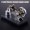 Educational Stirling Vacuum Engine Model Mechanical Energy Conversion Demonstrator Tool for Classroom Science Experiment