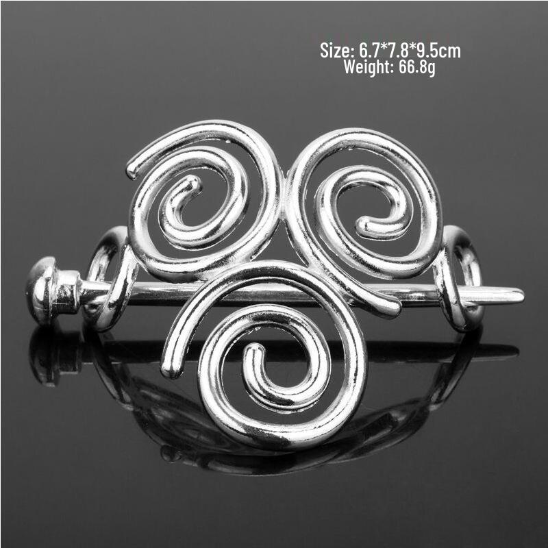 European & American Retro Celtic Knot Hairpin - Metal Crown Updo Clip