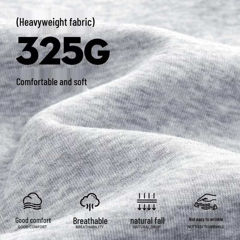 MINISO Men's Casual Crew Neck Printed Sweatshirt