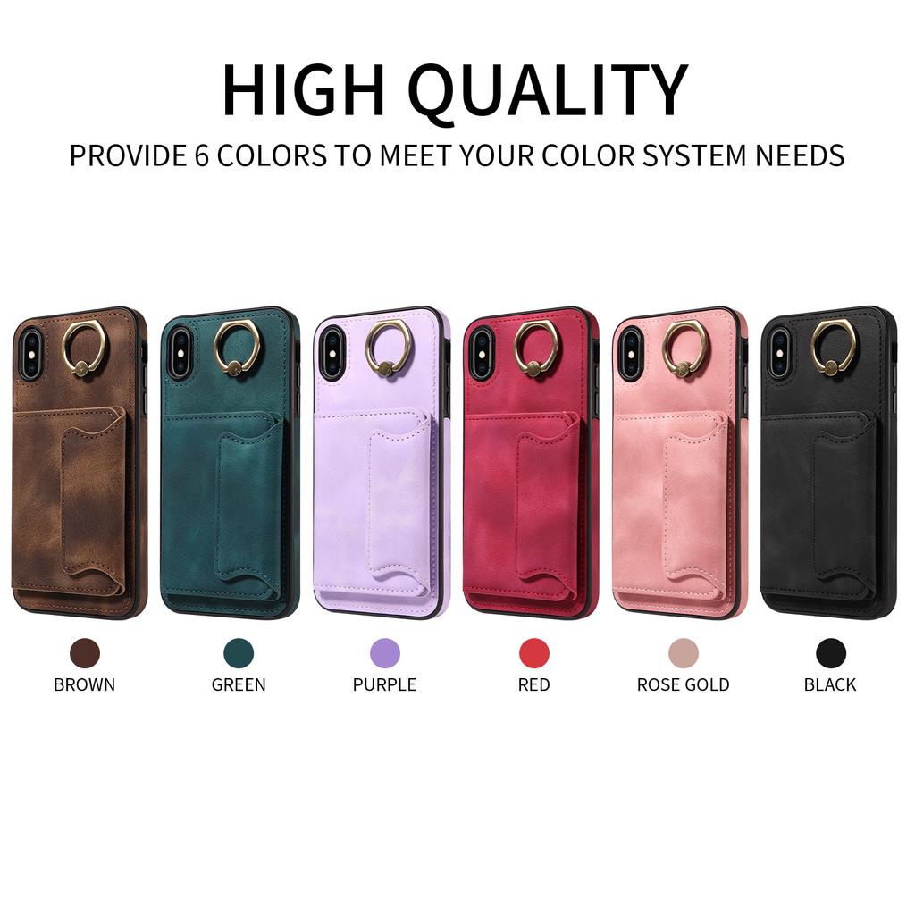 Uchwyt pierścieniowy na karty, gniazda, etui na telefon iPhone X, iPhone XS, iPhone XR, iPhone XS Max
