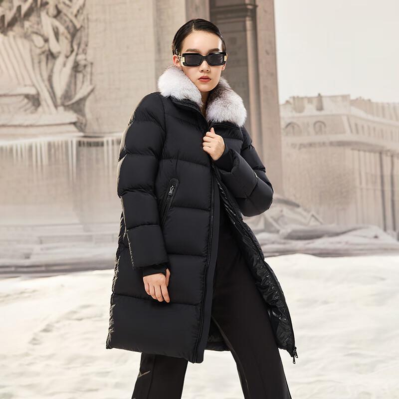 Gaofeng Queen 4.0 Black Gold Mid-length Goose Down Jacket