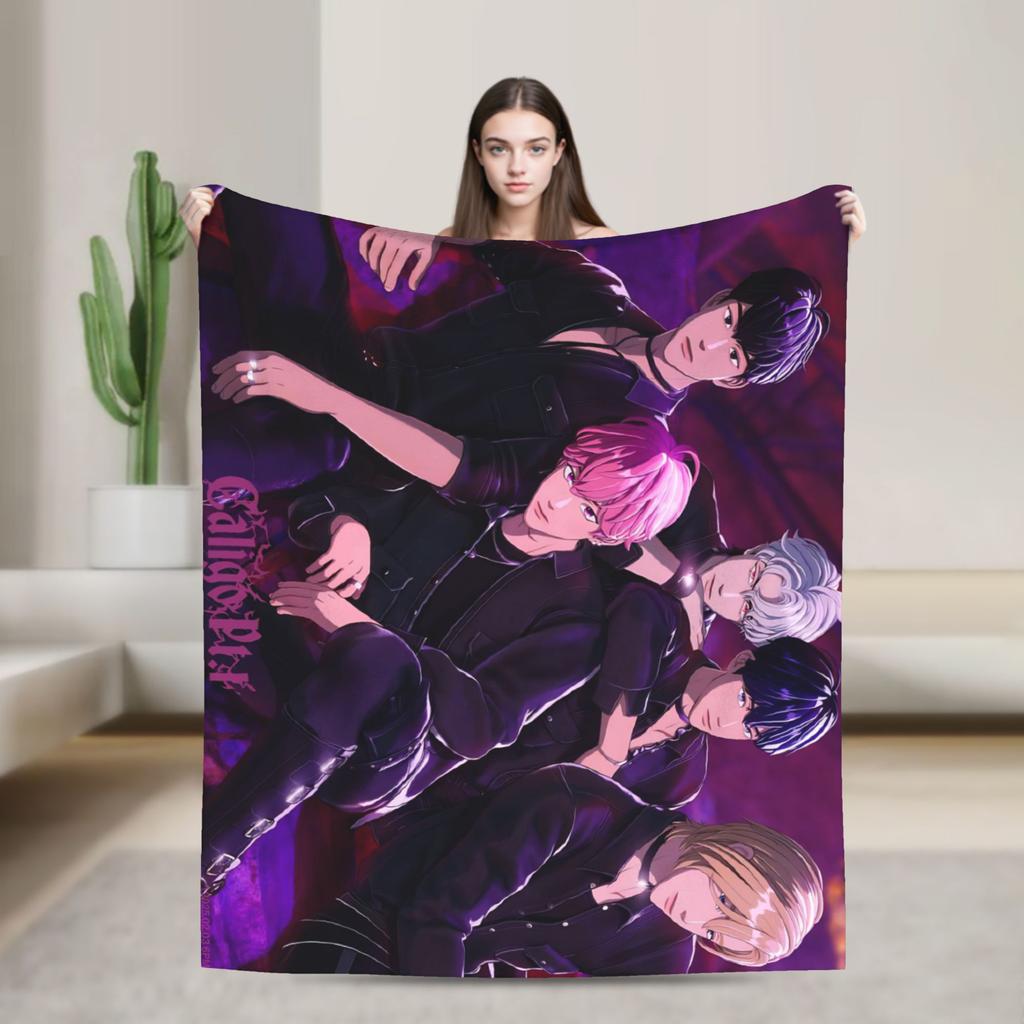 Kpop PLAVE Caligo pt  Blanket  Travel Flannel Throw Blanket For Bedroom Super Warm Custom Quality Bedspread Gift Idea