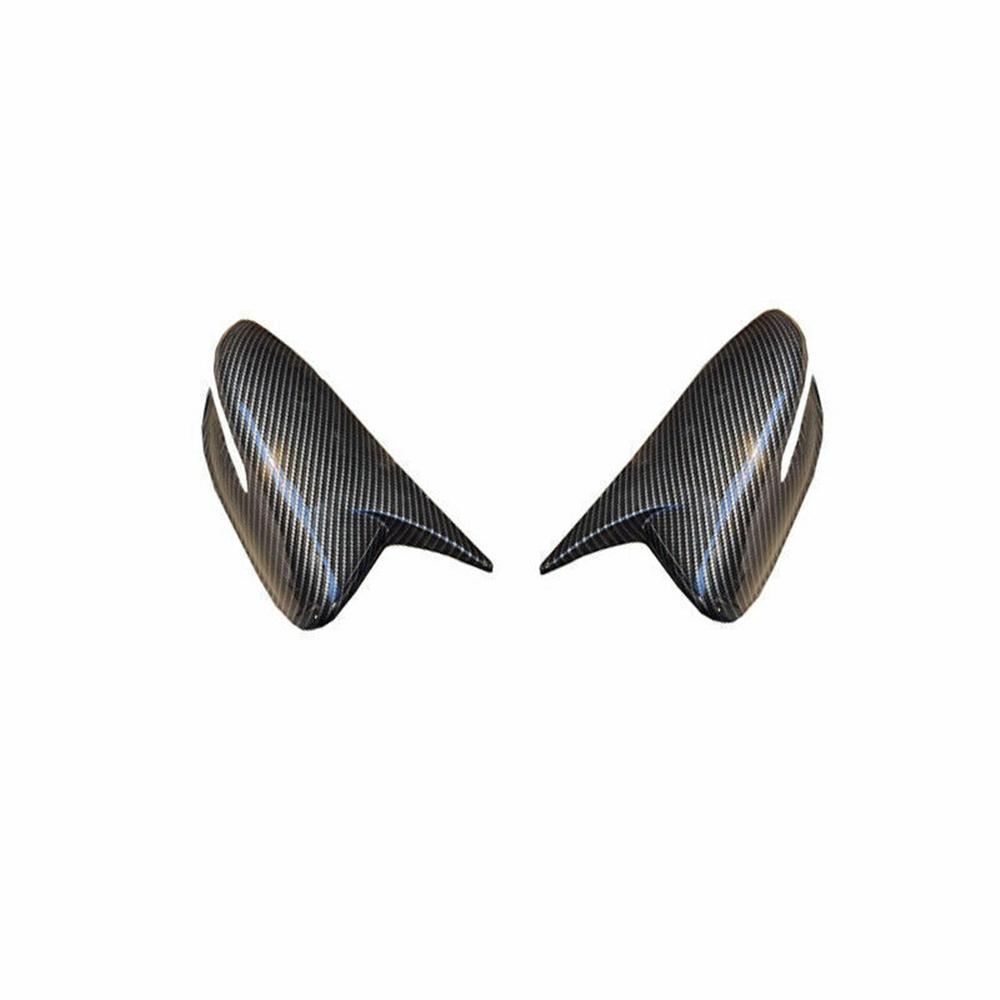 1Pair OX Horn Rearview Side Mirror Cover Trims For Kia K3 Cerato Forte 2013-2018