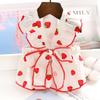 Pet clothes small dog lady quiet dog clothes floral princess skirt cat spring and summer