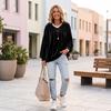 Women's Color Casual Hooded Sweatshirt with