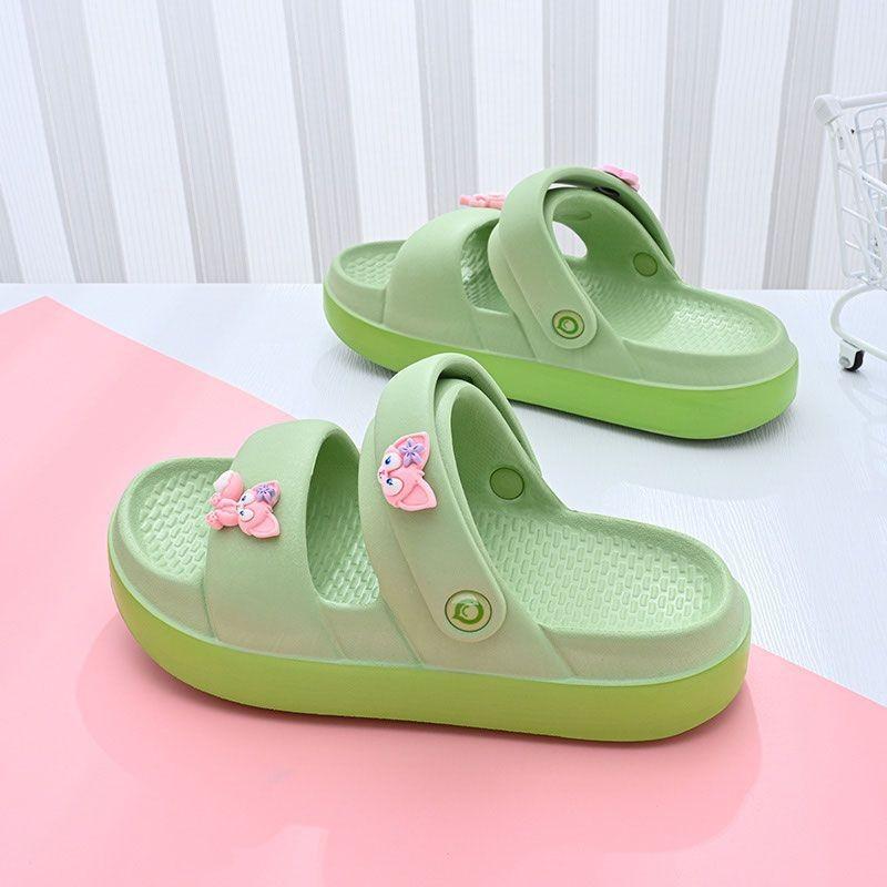 Breathable And Lightweight Pink Girls Sandals Soft Bottom Summer Beach Footwear