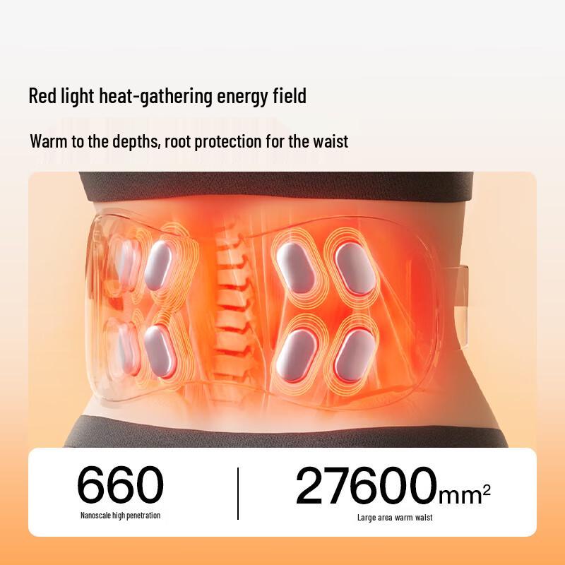 PGG W7 Wireless Heated Waist Massager CN plug (adapter included)