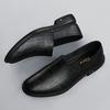 Wind men's small leather shoes summer low-top casual men's shoes trend large size one-pedal lazy shoes