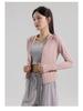 2025 Women's Black Slim Fit Sun Protection Ice Silk Jacket: Breathable, UV-Protective Summer Sportswear