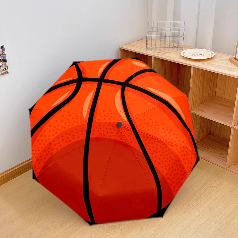 

1PC basketball sport Umbrella Portable Folding Umbrella Iron Frame Hole Bone Structure Outdoor Home Umbrella A8