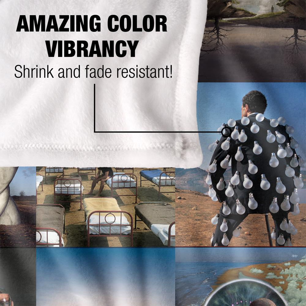 Pink Floyd Later Years Silky Patterned Supersoft Blanket