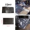 12 STÜCKE 5mm Auto Spritzwand Schalldämpfer Wärmeisolierung Audio Geräuschisolierung Dämmmaterial Matte Pad