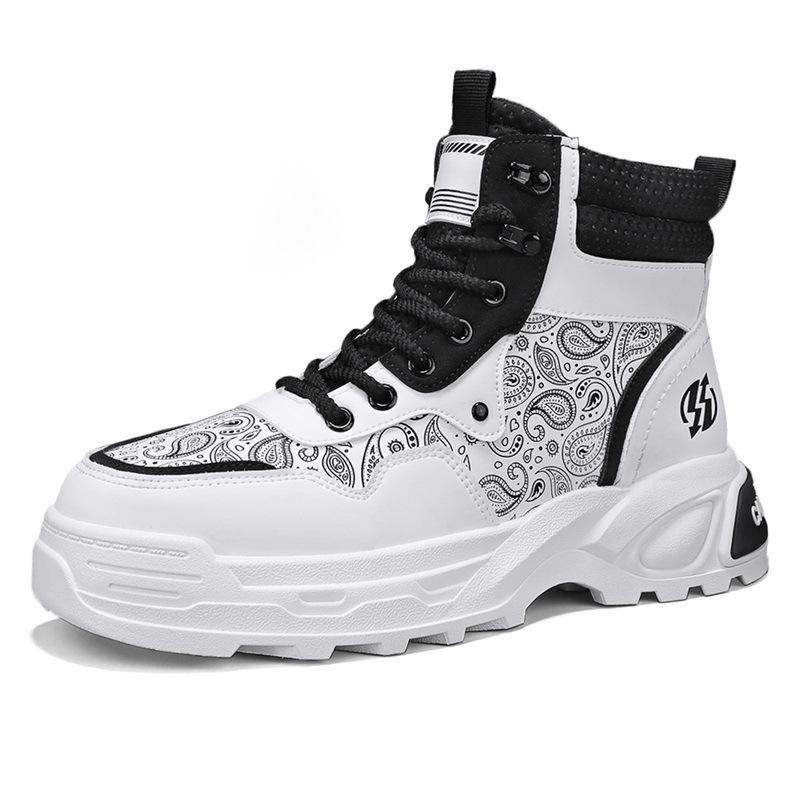 

Martin boots men s winter high-top casual British style retro short boots outdoor hiking shoes non-slip tooling shoes 44