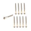 Pack of 10 Guitar Screw Kit for Electric Guitar Bridge Screw Neck Plate Mounting