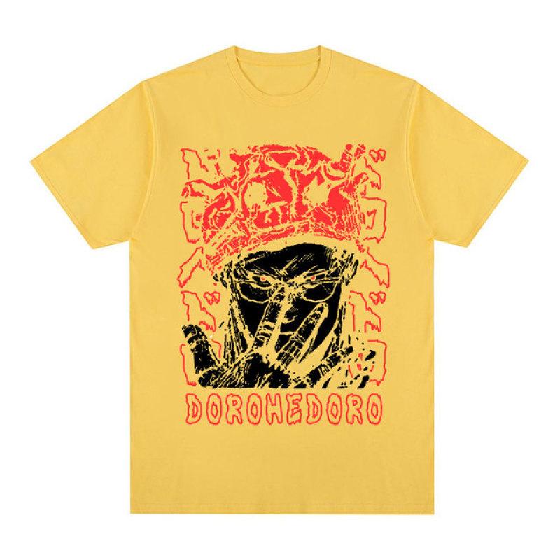 Japanese Anime Dorohedoro T-Shrit 90s Manga Shin Kaiman Print Short Sleeve T-shirts Men Women Fashion Casual Oversized T Shirts