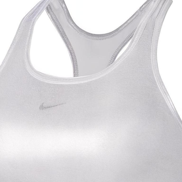 Nike Swoosh Icon Clash Medium Support Sports Bra Women Underwear Metallic-Silver CT3792-100