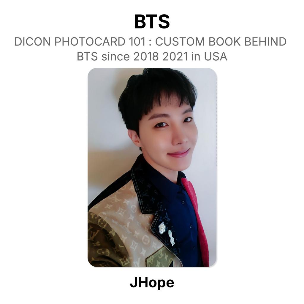 BTS DICON PHOTOCARD 101 : CUSTOM BOOK BEHIND BTS Since 2018 2021 In USA Official Photocard