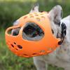 Dog Muzzle For Short Snout Dogs, Soft Silicone Muzzle For Biting Chewing, Ideal For Flat-faced Aggressive Dogs