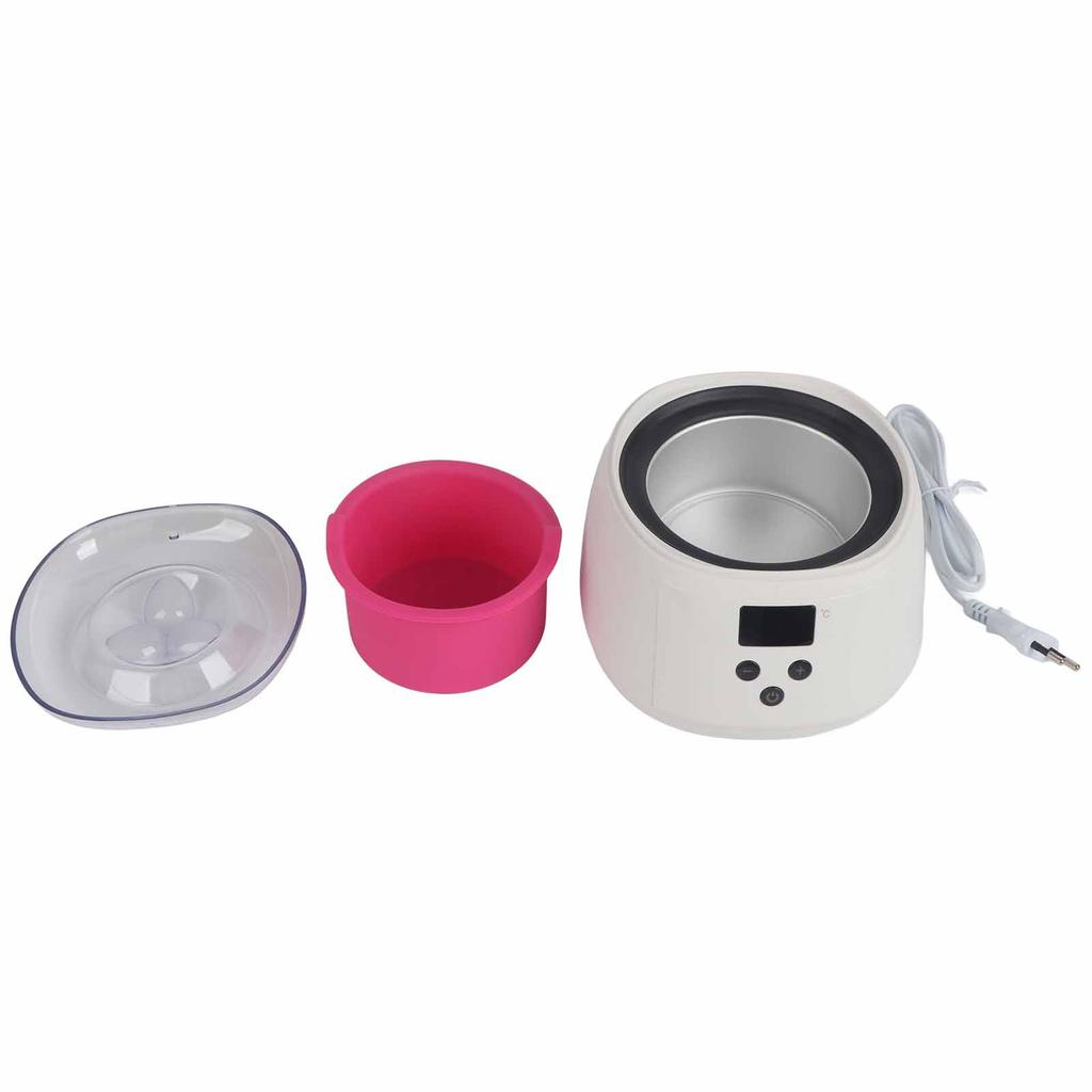 Wax Warmer Machine Professional LED Electric Hard Wax Heater with Silicone Wax Pot for Hair Removal 100‑240V EU Plug
